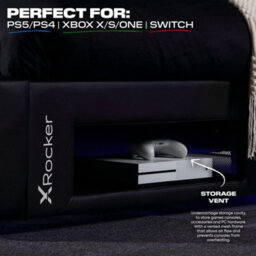 X Rocker Cerberus Twist Single Tv Gaming Bed With Mattress - Black / Red - thumbnail 3