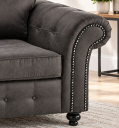 SC FURNITURE LIMITED Dark Grey Fabric Corner Sofa 1C2 Left Hand Facing Oldham - thumbnail 4