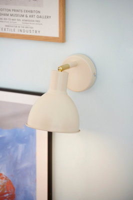 Nordlux Pop Metal Wall Light  Brown,plug In Or Mains - image 1