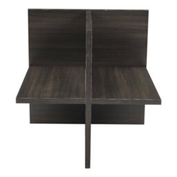 Living And Home Dining Table And Chairs Set Grey Wooden Table And 4 Storage Stools Dining Set - thumbnail 3