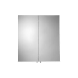 Croydex Dawley Matt Black Wall-Mounted Double Bathroom Cabinet (H) 670mm (W) 600mm (D) 12Cm - thumbnail 2