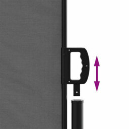 Walplus Retractable Side Awning Garden Sun Shade Canopy Gazebo For Back Door, Porch, Patio Anthracite 180X300 Cm - thumbnail 6