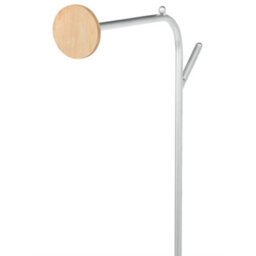 Wyld And Coco Freestanding 171Cm Silver Iron Clothes Rail - Compact Coat Stand For Hallways, Bedrooms And Utility Rooms - thumbnail 5