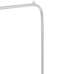 Wyld And Coco Freestanding 171Cm Silver Iron Clothes Rail - Compact Coat Stand For Hallways, Bedrooms And Utility Rooms - thumbnail 7