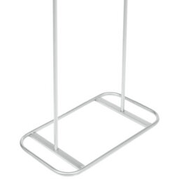 Wyld And Coco Freestanding 171Cm Silver Iron Clothes Rail - Compact Coat Stand For Hallways, Bedrooms And Utility Rooms - thumbnail 8