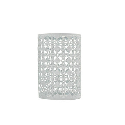Metal Easy Fit Drum Cage Ceiling Light Shade Hollow Out Lamp Shade For Ceiling Pendant Light For Kitchen, Hall - image 1