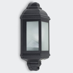 Valuelights Kayleigh Traditional Black Aluminium Ip44 Rated Pir Motion Sensor Outdoor Garden Wall Lantern - thumbnail 4