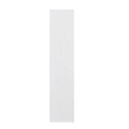 White Matt Body & White High Gloss Fronts Tall Cabinet Bookcase Display Shelf Unit - thumbnail 4