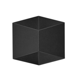 Luminosa Lighting Luminosa Bari Ii Outdoor Up Down Wall Lamp Black 4000K Neutral White 2Xled Ip54