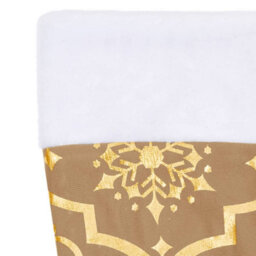 Walplus Luxury Christmas Tree Skirt With Sock Yellow 150 Cm Fabric - thumbnail 7