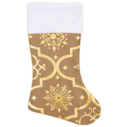Walplus Luxury Christmas Tree Skirt With Sock Yellow 150 Cm Fabric - thumbnail 4
