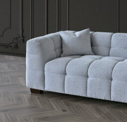 Stratus Interiors Aluxo Tribeca Bubble Teddy Boucle Sofa Corner - Pearl - thumbnail 5
