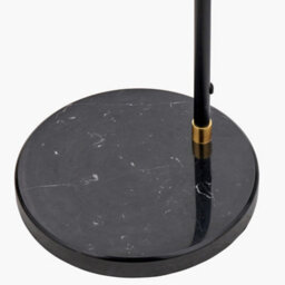 Pacific Lifestyle Black And Brushed Brass Task Floor Lamp - thumbnail 5