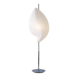 Luminosa Lighting Luminosa Natura Floor Lamp 2 Light E27 Indoor, Polished Chrome/opal White Collection Only Item Weight: 15Kg