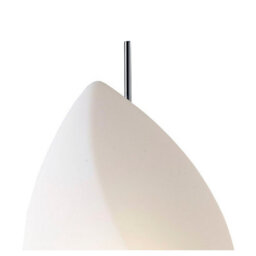 Luminosa Lighting Luminosa Natura Floor Lamp 2 Light E27 Indoor, Polished Chrome/opal White Collection Only Item Weight: 15Kg - thumbnail 6