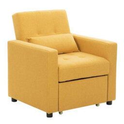 Pull Out Single Sofa Bed, With 3-Speed Adjustable Back - thumbnail 6