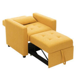 Pull Out Single Sofa Bed, With 3-Speed Adjustable Back - thumbnail 5
