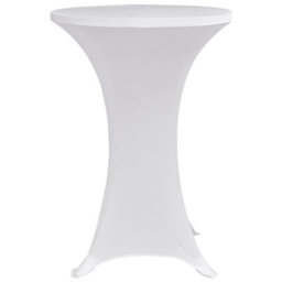 Walplus Standing Table Cover 60 Cm White Stretch 4 Pcs - thumbnail 4