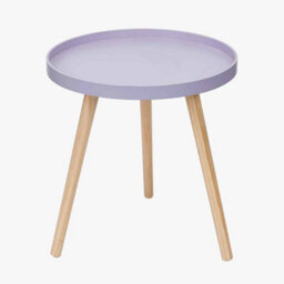 Pacific Lifestyle Halston Lilac Wood Veneer And Natural Pine Wood Side Table - thumbnail 3