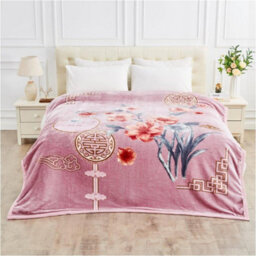 Gc Gaveno Cavailia Reversible Flower Insomnia Stress Fleece Bed Blanket 5Kg Sherpa Fleece Floral Heavy Blanket For Adult 200X240Cm - thumbnail 2