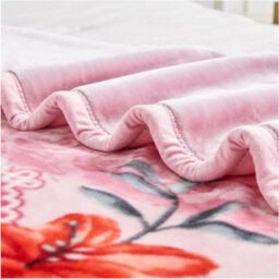 Gc Gaveno Cavailia Reversible Flower Insomnia Stress Fleece Bed Blanket 5Kg Sherpa Fleece Floral Heavy Blanket For Adult 200X240Cm - thumbnail 6