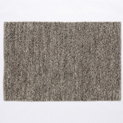Esselle Home Delilah Mottled Wool Pebble Grey Rug 200X290Cm - image 1