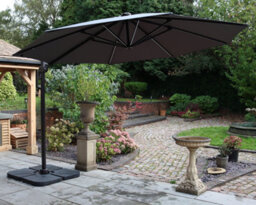 Royalcraft Grey 3.5M Led Cantilever - Grey Pole, 56 Led Strip Lights - thumbnail 3