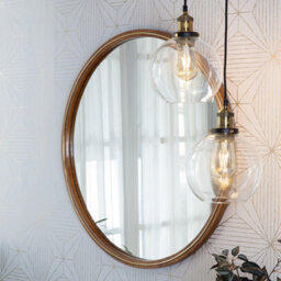 Valuelights Sheridan Black & Gold Ceiling Pendant & Clear Glass Globe Light Fitting - Includes 4W Led Filament Bulb - thumbnail 5