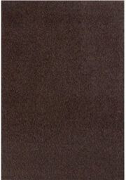 The Rugs Solid Design Low Pile Living Room Rugs In Brown Flex Collection 1000B - thumbnail 2