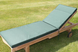 Garden Market Place Garden Furniture Cushion- Cushion For Garden Sun Lounger Chair In Green