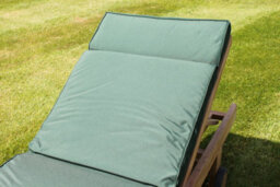 Garden Market Place Garden Furniture Cushion- Cushion For Garden Sun Lounger Chair In Green - thumbnail 4
