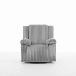 More4Homes Verona Jumbo Cord Manual Recliner Chair (Grey) - thumbnail 5