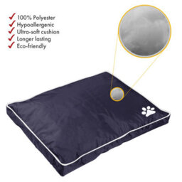 istyle mode Super Soft Cosy Blue Large Dog Beds Cushion Water Resistant Mattresses Washable Zipped Cover With Cushion - thumbnail 6