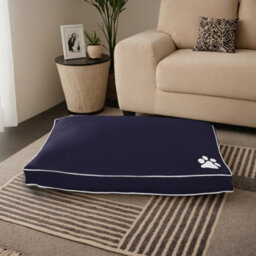 istyle mode Super Soft Cosy Blue Large Dog Beds Cushion Water Resistant Mattresses Washable Zipped Cover With Cushion - thumbnail 4