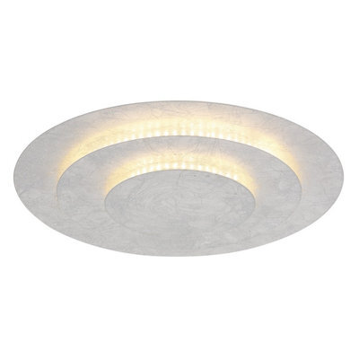 Luminosa Lighting Luminosa Heda 35Cm Integrated Led Semi Flush Ceiling Light Silver Colored Led 3000K - image 1