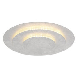 Luminosa Lighting Luminosa Heda 35Cm Integrated Led Semi Flush Ceiling Light Silver Colored Led 3000K - thumbnail 1