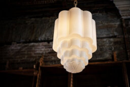Glasshouse Polished Brass Art Deco Pendant Light - Se Home - thumbnail 5