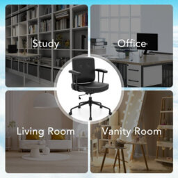 Gainoom Home Office Chair Coffee Small Desk Chair Adjustable Computer Chair - thumbnail 5