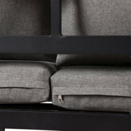 Abrihome Outdoor Garden Lounge Sofa Seating Set With Reclining Function, Includes All Soft Seat Cushions And Backrest, Grey - thumbnail 8