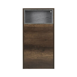 Homestylestore 600mm Dark Oak Open Shelf Bathroom Toilet Wc Unit - thumbnail 2