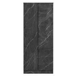 Zita Grey Marble Effect 2 Door Plain Wardrobe - Bedroom Storage, (L) 50Cm X (W) 76Cm X (H) 180Cm, Stylish And Spacious - thumbnail 6
