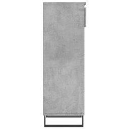 Walplus Shoe Cabinet Concrete Grey 40X36X105 Cm Engineered Wood - thumbnail 7