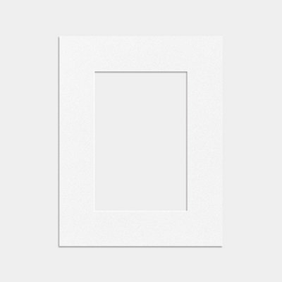 Ak Frames 9X7 White Picture Mounts To Fit 7X5 Aperture Size - Mount Board Only (No Frame Included) - image 1
