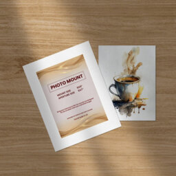 Ak Frames 9X7 White Picture Mounts To Fit 7X5 Aperture Size - Mount Board Only (No Frame Included) - thumbnail 5