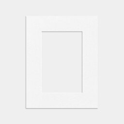 Ak Frames 9X7 White Picture Mounts To Fit 7X5 Aperture Size - Mount Board Only (No Frame Included) - thumbnail 1