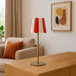 Edit Showman Usb Rechargeable Battery Operated Led Touch Table Lamp Gold - thumbnail 6
