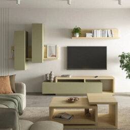 Arte Bota 97 Coffee Table 120Cm In Oak Lindberg, Modern Living Room Table With Open Compartments And Display Shelving - thumbnail 5