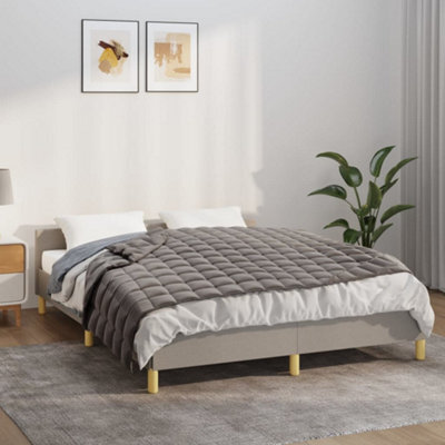 Walplus Weighted Blanket Grey 150X200 Cm 7 Kg Fabric - image 1