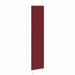 Berkfield Pleated Blind Bordeaux Red 50X200 Cm Fabric Width 49.4 Cm Polyester - thumbnail 4
