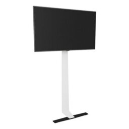 "Avf Against The Wall Standing Tv Mount, For Tvs Up To 80"" - White & Black" - thumbnail 4